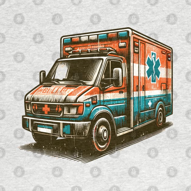 Ambulance by Vehicles-Art